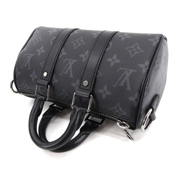 Louis Vuitton Monogram Eclipse Reverse Keepall XS Shoulder Bag - Picture 5 of 9